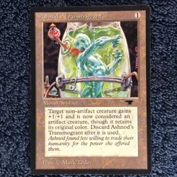 ASHNOD'S TRANSMOGRANT uncommon 1994 ANTIQUITIES MTG Unplayed LP - Image 3