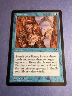 Intuition Magic: The Gathering - Tempest (1997) NM-MINT MTG 2/3 - Image 1
