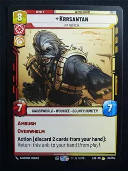 Krrsantan 84/264 - Star Wars Unlimited Card #A0 - Image 1