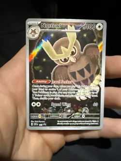 Noctowl 141 Pokemon TCG Full Art Stellar Crown Black Star Promo NM/M - Image 1