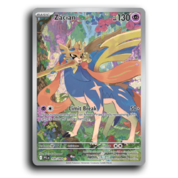 Zacian 100/094 Illustration Rare Phantasmal Flames Pokemon NM - Image 1