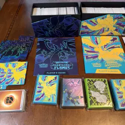 Pokemon TCG huge bulk lot, Etb boxes, cards sleeves, guides, accessories, etc - Image 2