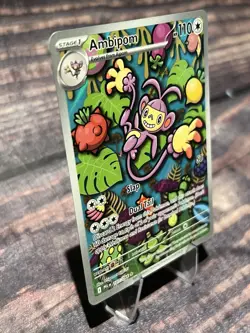 Ambipom Illustration Rare 107/094, Phantasmal Flames, Full Art Holo, Pokemon TCG - Image 2