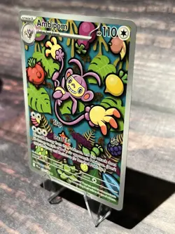 Ambipom Illustration Rare 107/094, Phantasmal Flames, Full Art Holo, Pokemon TCG - Image 3