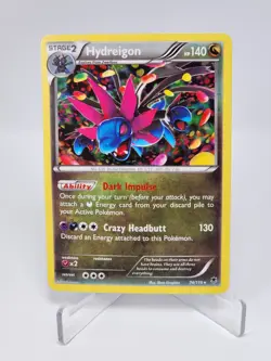 2014 Pokemon Phantom Forces Hydreigon 74 /119 Holo rare Holographic - Image 1