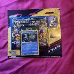 Pokemon Crown Zenith Pin 3 Pack Blister - Inteleon Brand New & Sealed! - Image 1