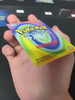 MP! HOLO FOIL Pokemon TOPPS Stage 2 #2 Ivysaur E2 of 12 The First Movie Black - Image 3