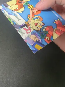 Hp! TV8 Gary Oak Textured Holo Foil - Pokemon Topps TV Animation - Image 5