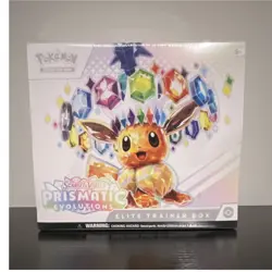 Pokemon TCG Scarlet & Violet Prismatic Evolutions Elite Trainer Box Eevee 2025 - Image 1