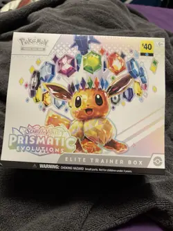 Pokemon TCG Prismatic Evolutions Elite Trainer Box w/ Eevee, English 2024 - Image 1