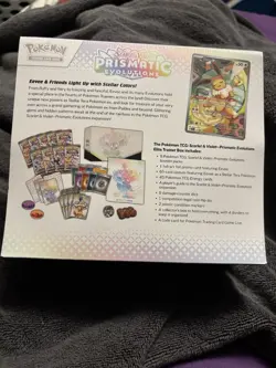 Pokemon TCG Prismatic Evolutions Elite Trainer Box w/ Eevee, English 2024 - Image 3