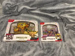 Pokemon Scarlet & Violet 151 - Zapdos Ex and Alakazam Ex Collection Box Bundle - Image 1