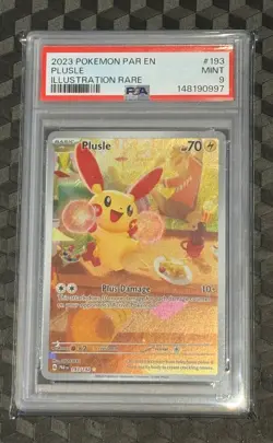 2023 POKEMON PLUSLE #193 CARD PSA 9 - Image 1
