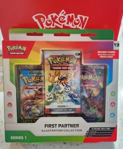 Pokemon TCG First Partner Illustration Collection Series 1 New Sealed - Image 1