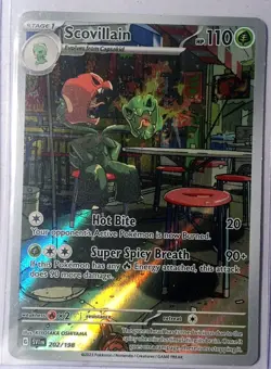 Scovillain 202/198 IR Illustration Rare Pokemon 2023 Scarlet & Violet NM - Image 1
