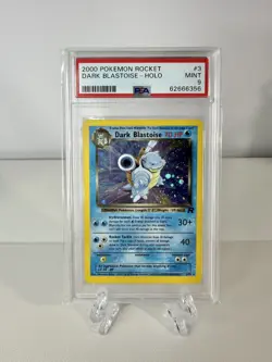 PSA 9 Dark Blastoise Holo 2000 Team Rocket Pokemon - English Unlimited #3 - Image 1