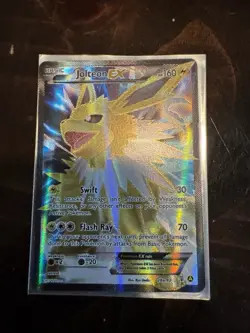 Pokemon TCG Jolteon-EX Promo Card 28a/83 Holo Full Art - Image 1
