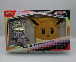 Pokemon TCG Prismatic Evolutions Accessory Pouch Special Collection Box - SEALED - Image 1