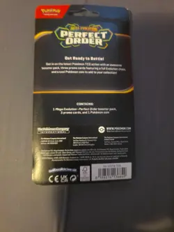 Pokemon Perfect Order Booster Pack Meganium Bayleef Chikorita Promo Cards New - Image 3