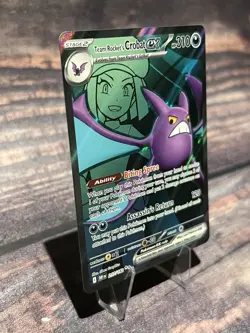 Team Rocket's Crobat ex 217/182 Ultra Rare Sv10: Destined Rivals Holo Pokemon - Image 2