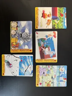 POKEMON - Japanese VENDING STICKER Prism Pocket Monster Lot of 5 CUTE PRISMS - Image 2