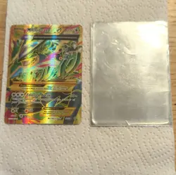 Pokemon M Rayquaza EX Full Art Ultra Rare Holo 98/98 XY Ancient Origins 220 HP - Image 3