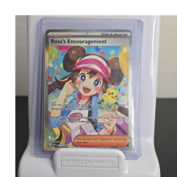 Pokemon TCG Rosa's Encouragement 123/088 Trainer Supporter Full Art Holo - Image 1