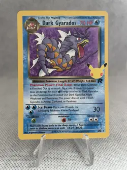 Pokemon TCG Dark Gyarados Holo Rare Card 8/82 25th Anniversary Celebrations NM - Image 3