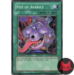 Yugioh Pot of Avarice SD10-EN030 Common 1st Edition LP - Image 1