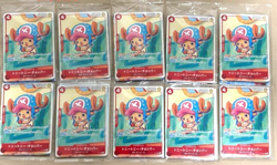 One Piece Mcdonald's Chopper Promo Card 2025 Japanese Sealed 10 Packs Unopened - Image 2
