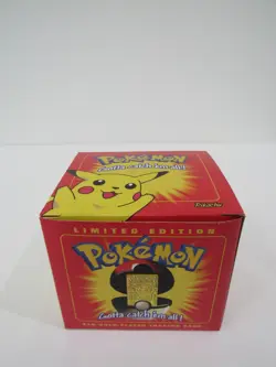 Pokemon Burger King 23K Gold Plated Pikachu Card Sealed Pokeball w/ Box 1999 - Image 1
