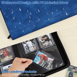 Pokepal Top Loader Card Binder with Sleeves 4 Pocket Holds 112 Top Loaders St... - Image 4