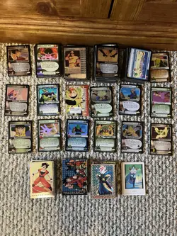 2000s Score Dragon Ball Z CCG Hi Tech Unsorted Card Lot 400+ cards w/ extras - Image 1