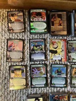 2000s Score Dragon Ball Z CCG Hi Tech Unsorted Card Lot 400+ cards w/ extras - Image 3