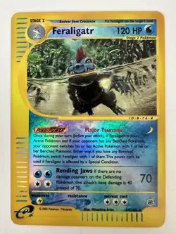 Pokemon TCG Feraligatr Expedition Reverse Holo Card 47/165 Light play - Image 1