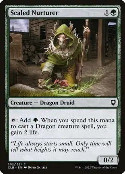 "Scaled Nurturer" x4 - Magic The Gathering Card - CLB - 4-Card Playset - Image 1