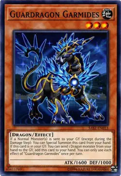 3x Yugioh SAST-EN013 Guardragon Garmides Common Near Mint - Image 1