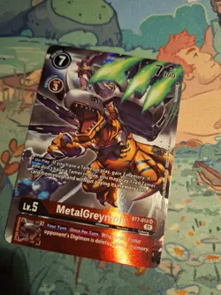 MetalGreymon BT7-013 Alt Alternate Art Near Mint Unplayed Digimon Card - Image 1