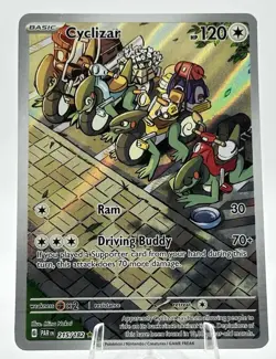Cyclizar 215/182 SV04: Paradox Rift Holo TCG Pokemon Card - Image 1