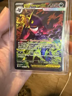 Pokemon TCG Mega Gengar Ex 284/217 Special Illustration Rare SIR Ascended Heroes - Image 1