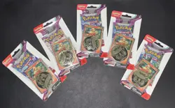 5x Pokemon Scarlet & Violet Paldea Evolved Single Pack Blister [Growlithe]. - Image 1
