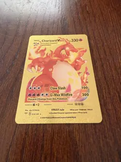 2020 Pokemon TCG Charizard VMAX Gold Foil 020/189 - NM - Image 1