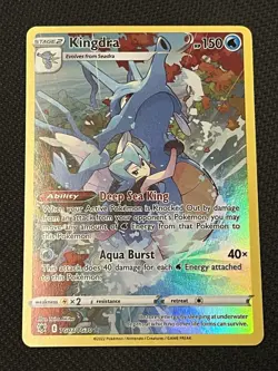 Pokemon TCG Astral Radiance TG03/TG30 Kingdra Trailer Gallery Ultra Rare - NM - Image 1