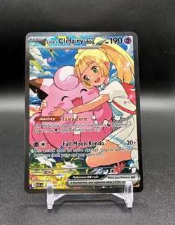 Pokemon TCG Lillie's Clefairy EX 280/217 Ascended Heroes SIR NM - Image 1