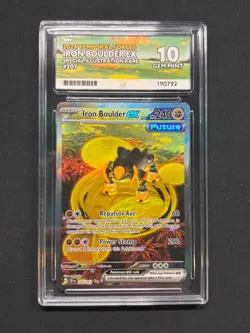 Iron Boulder ex Special Illustration Rare 207/162 Pokemon Temporal Forces Ace 10 - Image 1