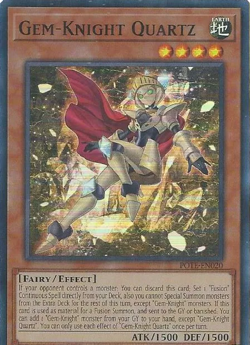 3x YUGIOH UNLIMITED POTE-EN020 GEM-KNIGHT QUARTZ SUPER RARE NEAR MINT (NM) - Image 1
