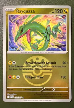 Pokemon TCG Rayquaza 153/217 Ascended Heroes ME2.5 Friend Ball Reverse Holo NM - Image 1