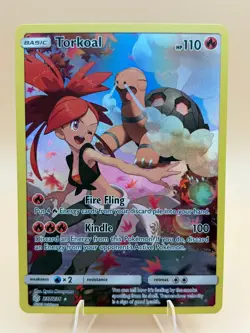 Torkoal 237/236 Secret Rare Cosmic Eclipse Pokemon Near Mint - Image 1