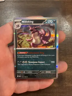 Nidoking - 034/165 - Holo Rare - Scarlet & Violet: 151 - Pokemon TCG - Image 1