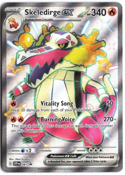 Skeledirge ex 081 Holo Promo Scarlet & Violet Promo Pokemon NM - Image 1